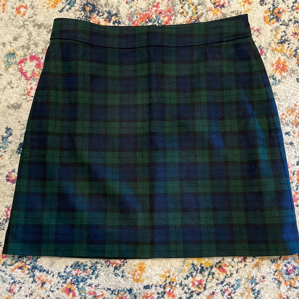 EUC Blackwatch Plaid wool skirt